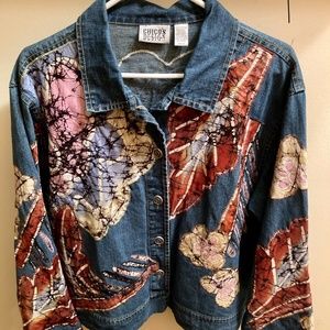 Chico’s Design denim jacket.
